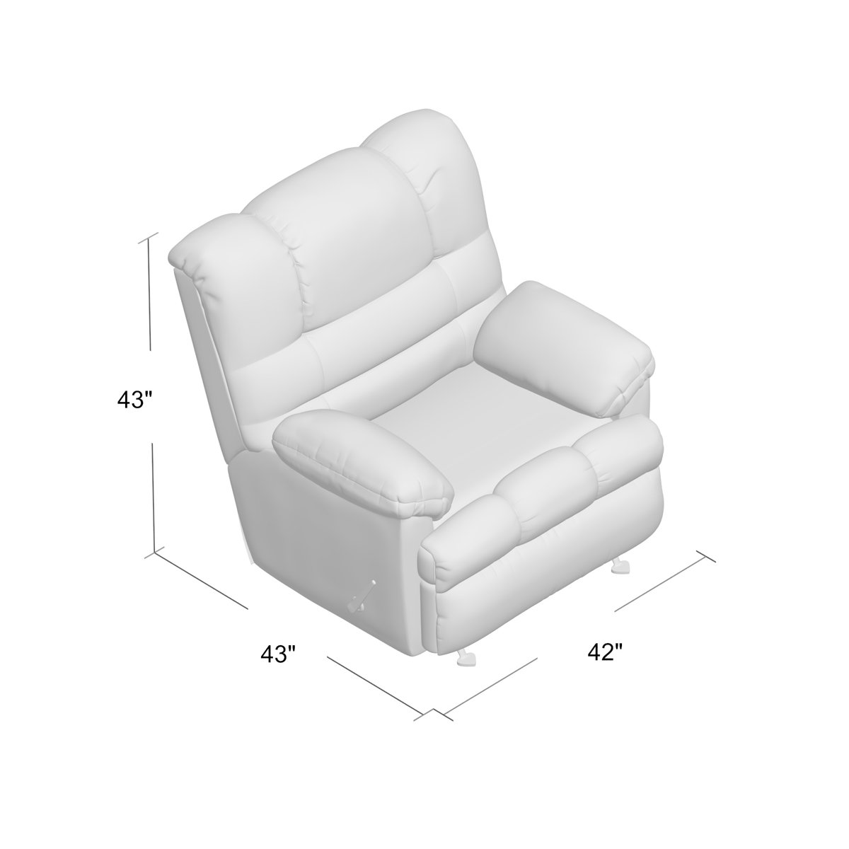 Red Barrel Studio® 42'' Wide Rocker Standard Recliner & Reviews Wayfair